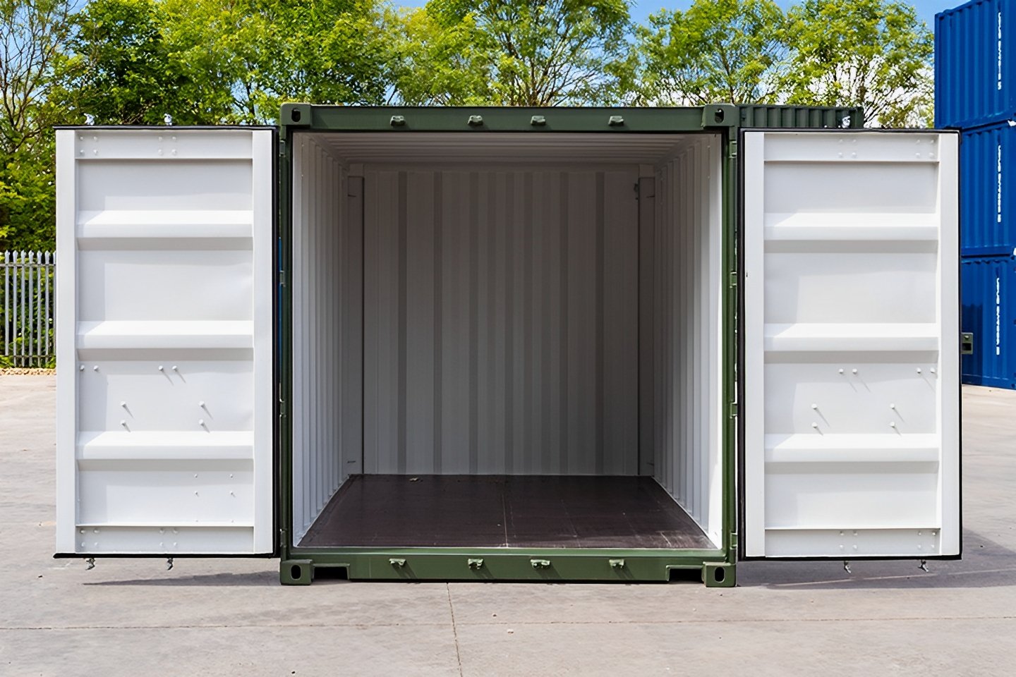 MW Containers 10ft Shipping Container – Blue | One Trip - Image 2