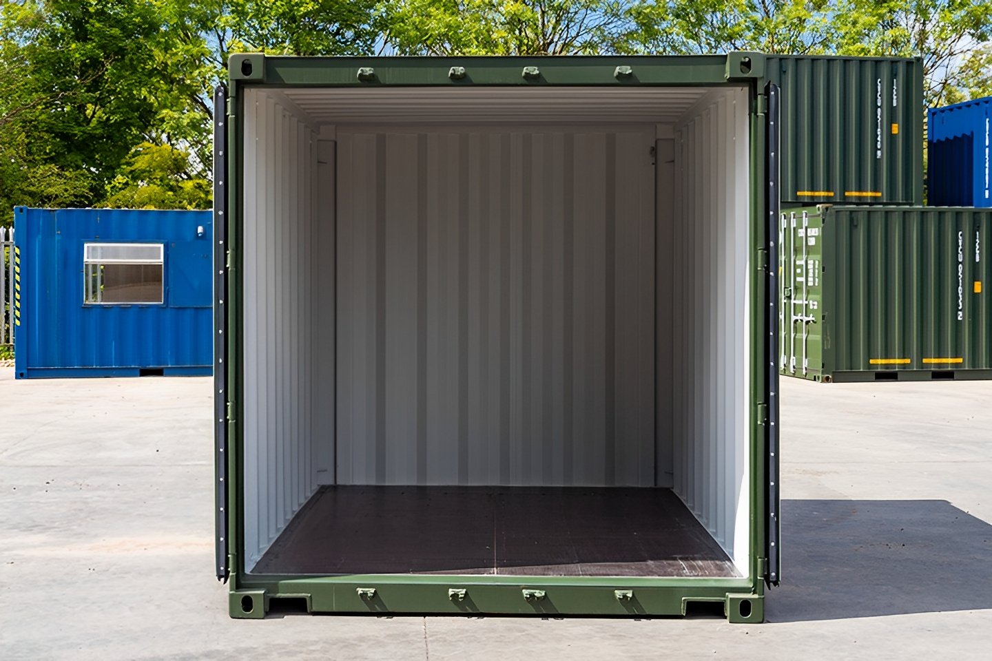 MW Containers 10ft Shipping Container – Blue | One Trip - Image 4