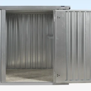 MW Containers 2m Flat Pack Metal Store