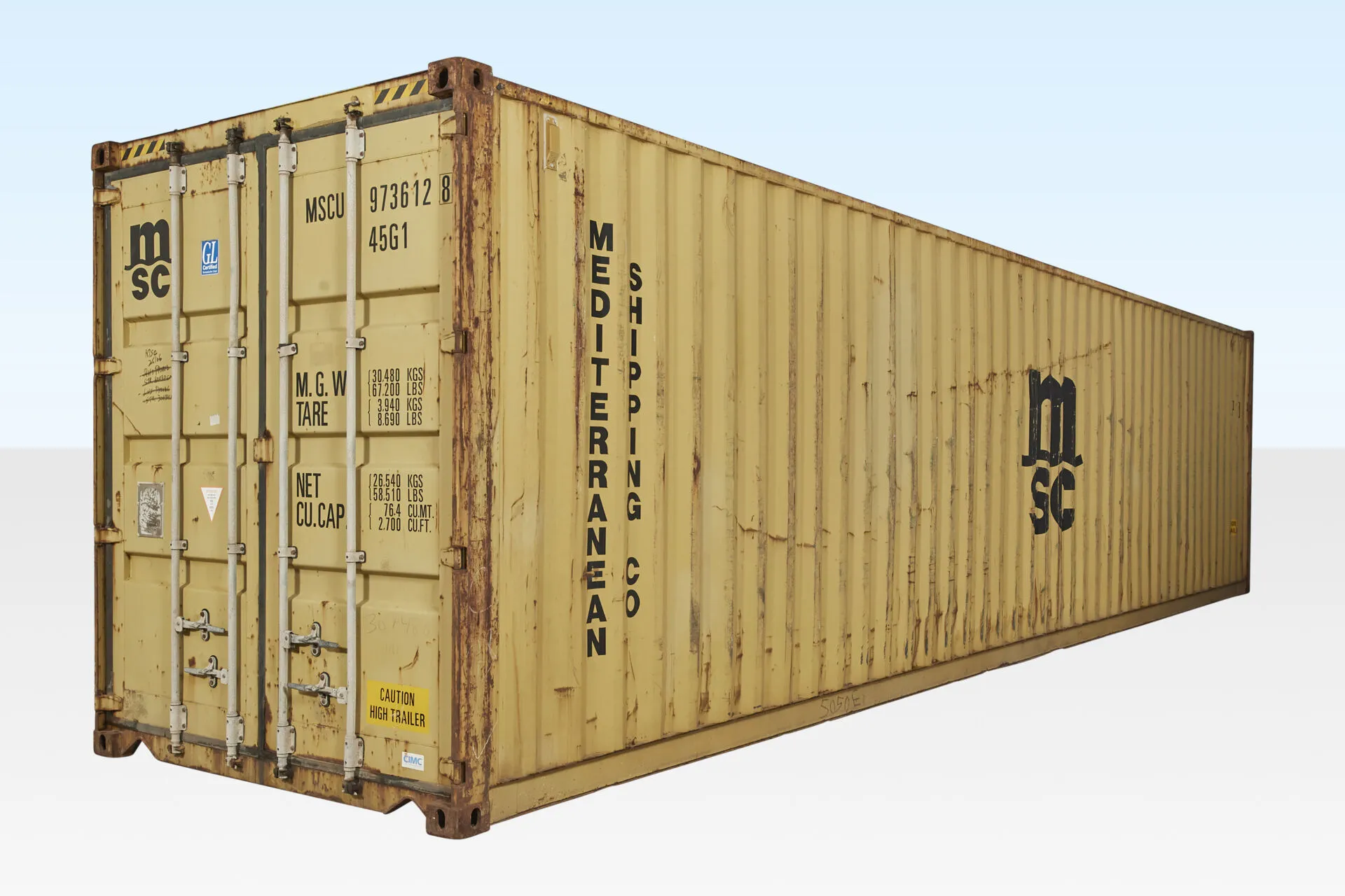 MW Containers 40ft x 8ft Used Shipping Container | High Cube - Image 6