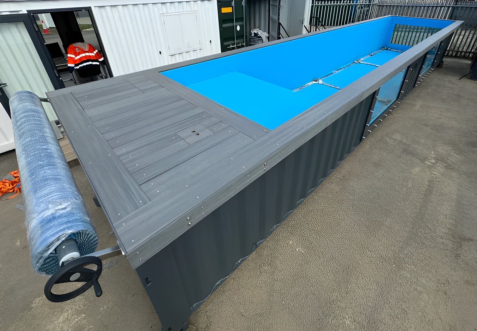 MW Containers 12ft / 40ft 12M / 40ft Portable Container Swimming Pool | Ideal Outdoor Swimming Pool