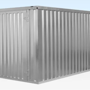 MW Containers 4m x 2.1m Flat Pack Container Store | Galvanised