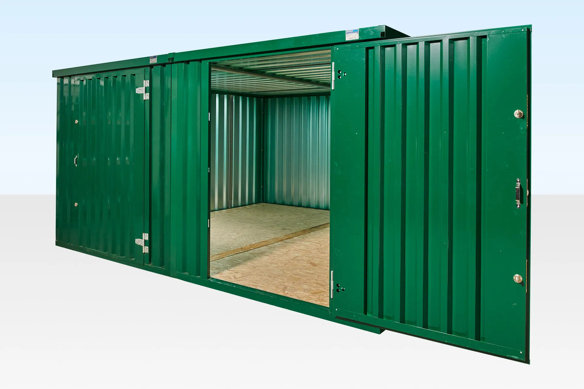 MW Containers 4m x 4.2m Side Linked Flat Pack Bundle | Powder Coated