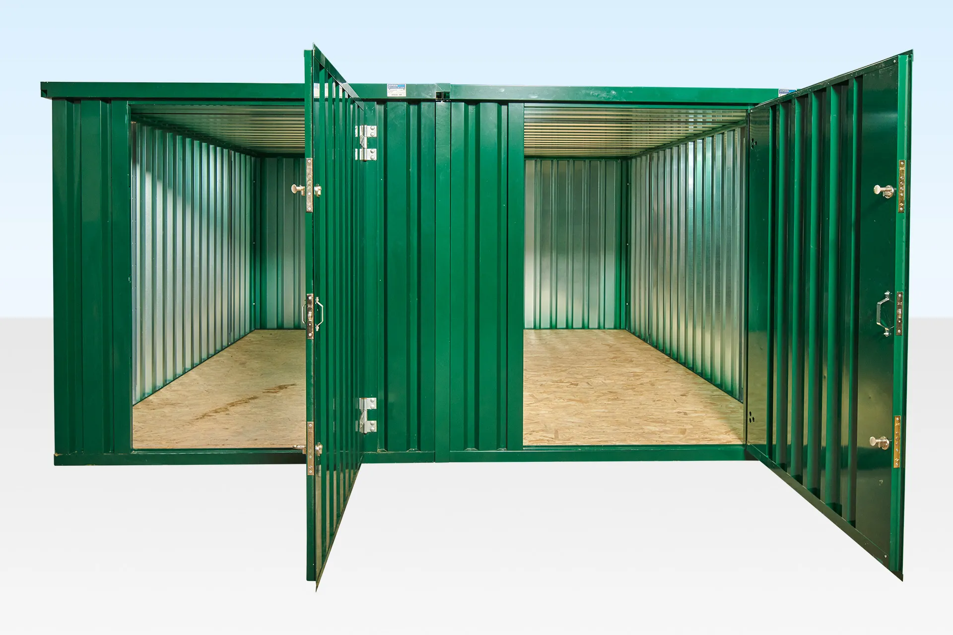 MW Containers 4m x 4.2m Side Linked Flat Pack Bundle | Powder Coated - Image 3