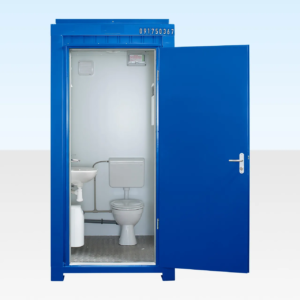 MW Containers 5ft x 4ft Single Mains Toilet | Blue