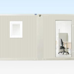 MW Containers 6.5m x 4.6m Side Linked Flat Pack Office