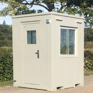 MW Containers 6ft x 6ft Single Guard Hut | Security Booth