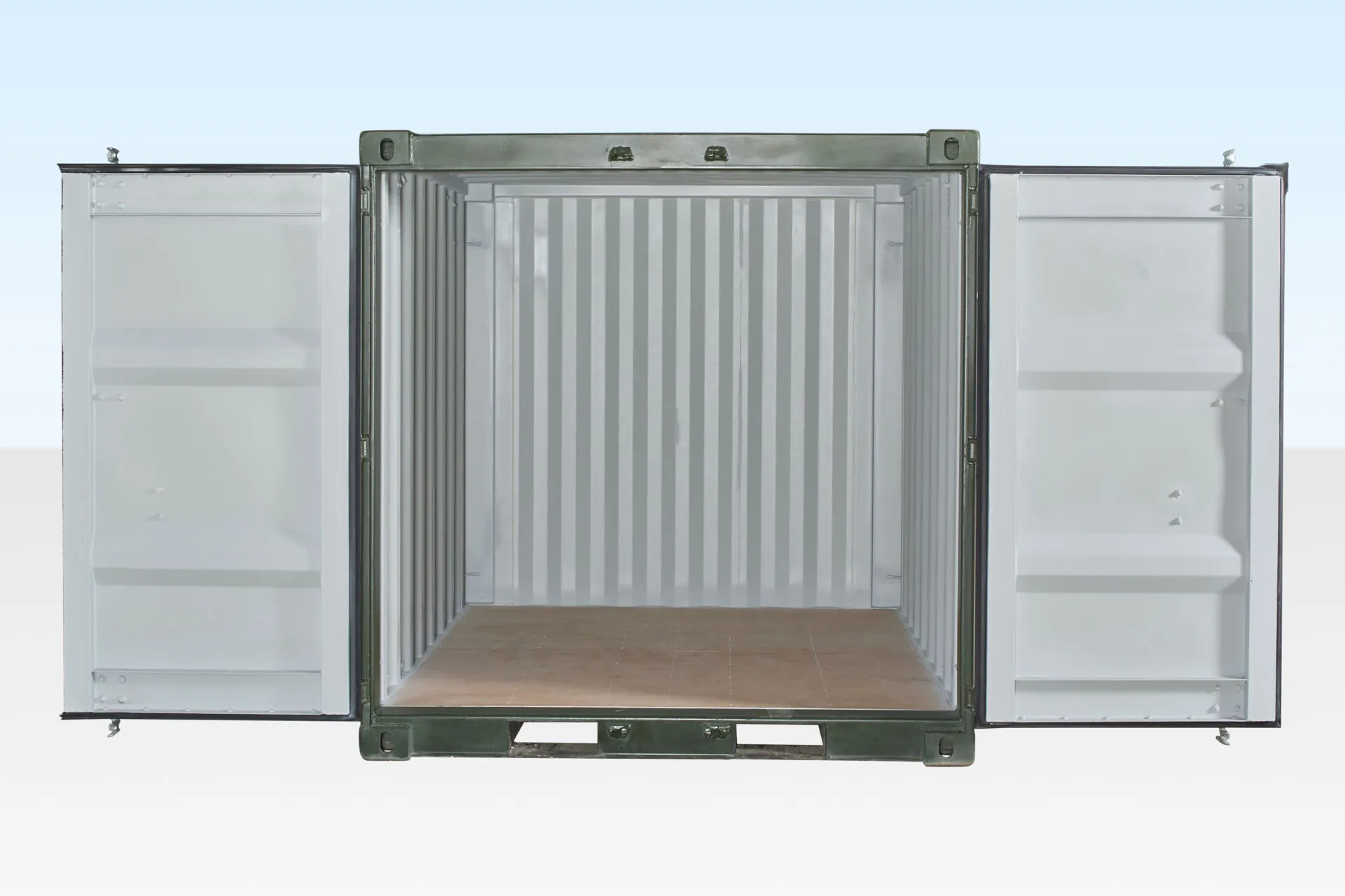 MW Containers 8ft One Trip Shipping Container | Green - Image 5