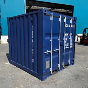 MW Containers 8ft Shipping Container | One Trip | Blue