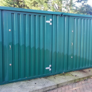 MW Containers 8m x 2.1m End Linked Flat Packed Container Bundle | Powder Coated