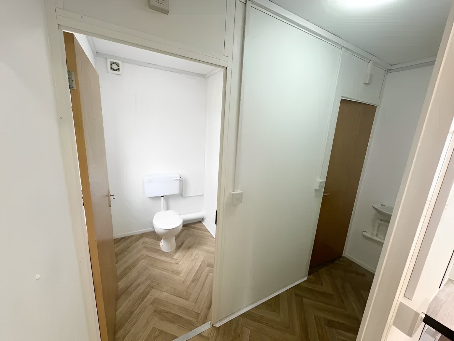 MW Containers 32ft x 10ft Custom Cabin Office | Canteen | 1+1 WC Wash Rooms | Anti-Vandal - Image 7