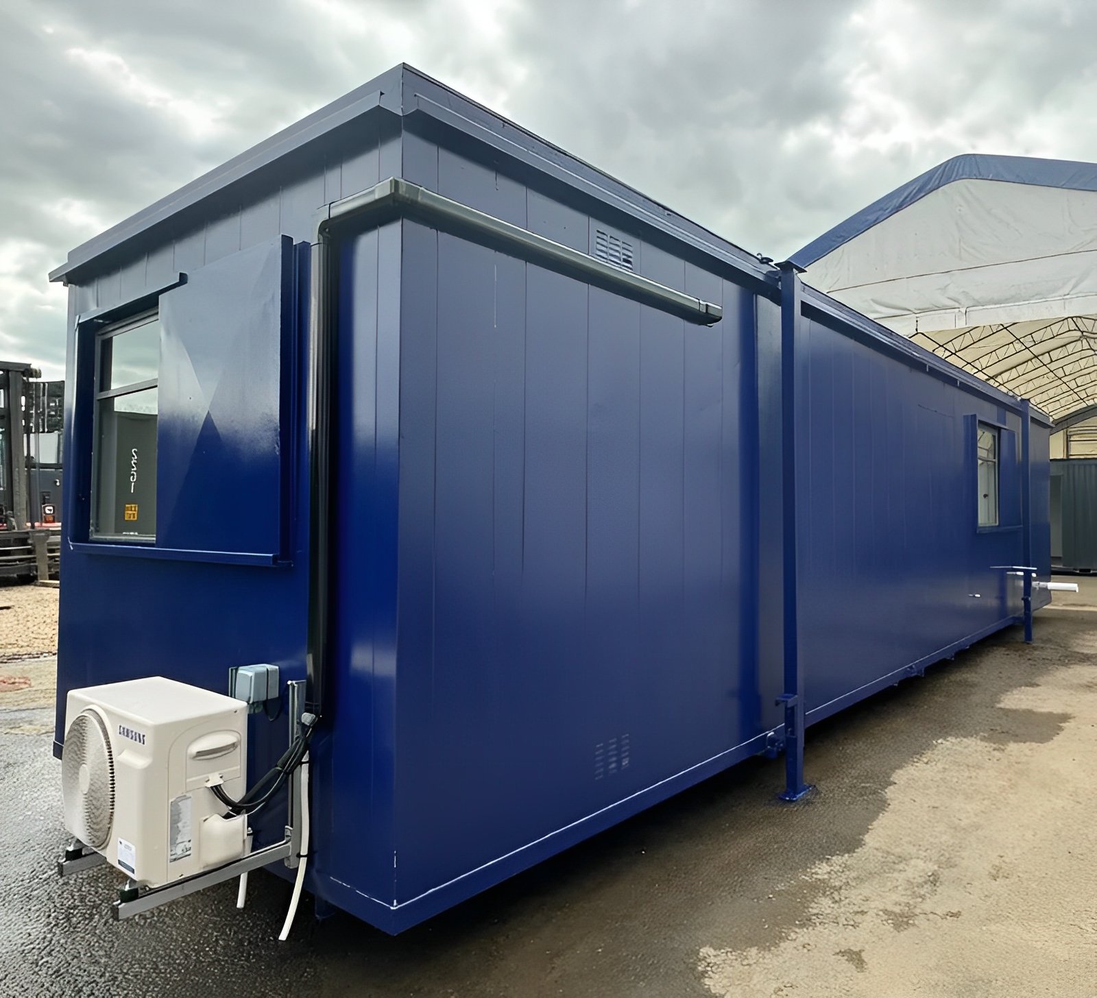MW Containers 32ft x 10ft Custom Cabin Office | Canteen | 1+1 WC Wash Rooms | Anti-Vandal - Image 4