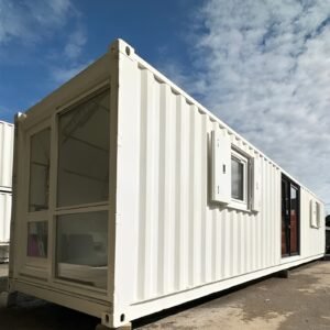MW Containers 40ft Converted Shipping Container | Open Plan Office | Portable Building