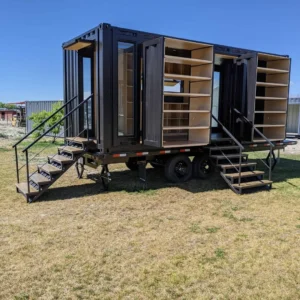 MW Containers 20ft Custom Shipping Shopping Container | On Wheels