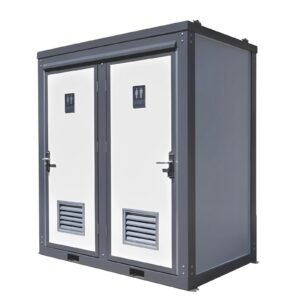 MW Containers Dual Portable Toilet & Bathroom | Mobile Restroom | Sink 110V