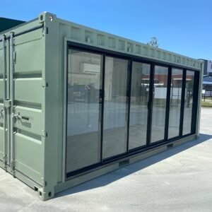 MW Containers 20ft Modified Container Office | Glass Door | AC