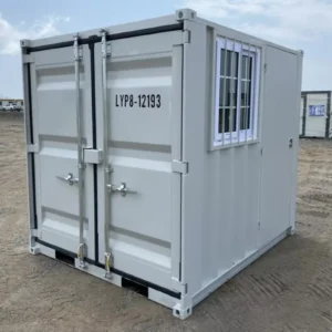 MW Containers 8ft Cubic Shipping Container | Door + Window