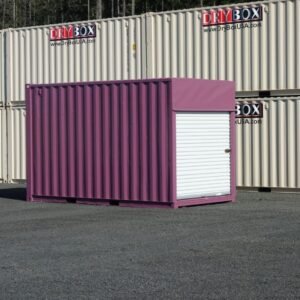 15ft High Cube Shipping Container with Rollup Door