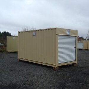18ft High Cube Shipping Container with Rollup Door