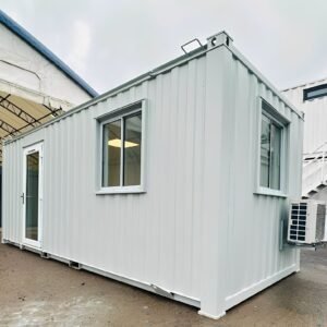21ft x 8ft Custom Office Cabin – Portable Building with A/C & Glazed Door