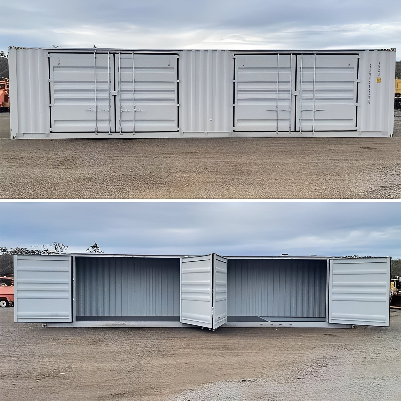 40ft High Cube Storage Container with 2 Side Doors - Image 2