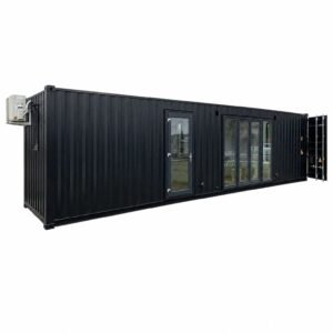 40ft High Cube Black Custom Container Home