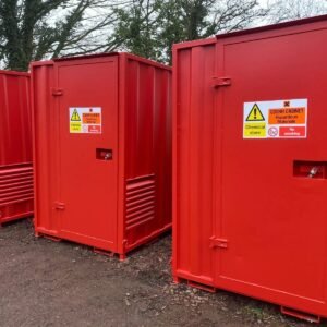 7ft x 5ft (2.2m x 1.6m) Secure Walk In Steel Chem store/Hazardous Material Store