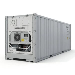 40ft High Cube New Reefer Container – One-Trip – Light Gray