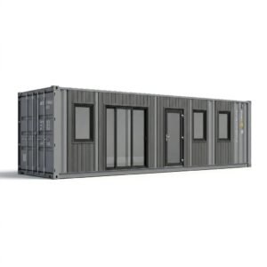 40ft Customized Container Home – Finished Conversion – Gray
