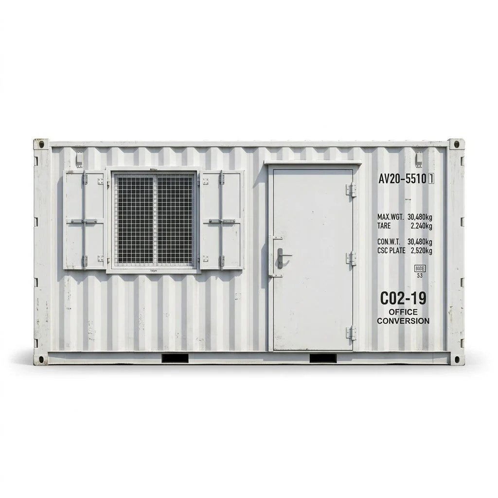 20ft Anti-Vandal Office Container – Converted – White