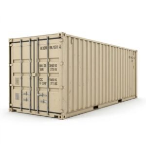 40ft Standard Dry Container – One-Trip – Beige