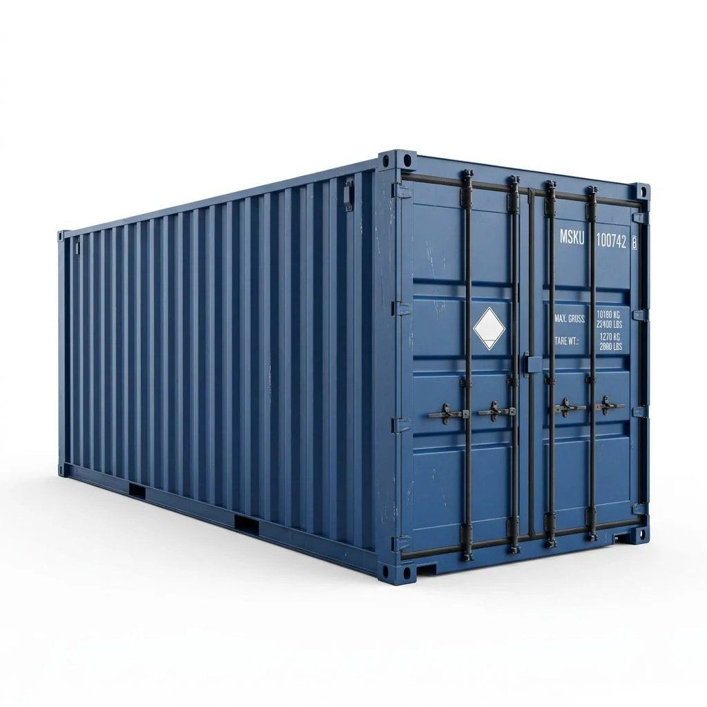 10ft Standard Shipping Container – One-Trip – Blue