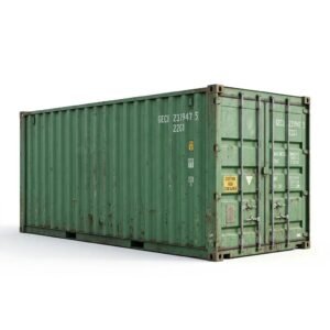20ft Used Shipping Container – Used – Green