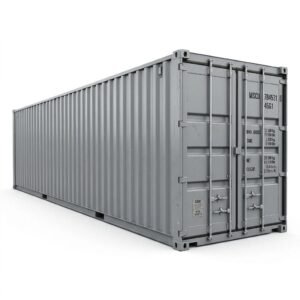 40ft HC 40ft High Cube One-Trip Container – One-Trip – Gray