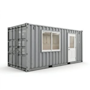 20ft Container Office – Converted – Gray