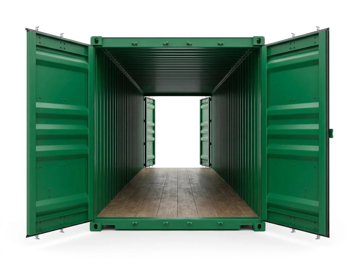 40ft Tunnel Container – One-Trip – Green