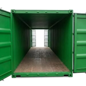 40ft High Cube Double Door Container – One-Trip – Green