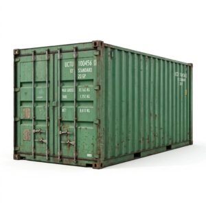 10ft Standard Shipping Container – Used – Green