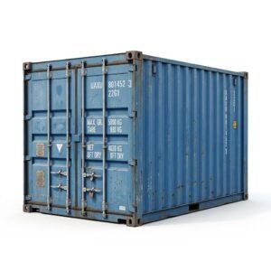 8ft Used Shipping Container – Used WWT – Blue