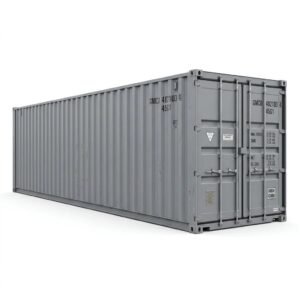 40ft Standard Dry Container – One-Trip – Gray