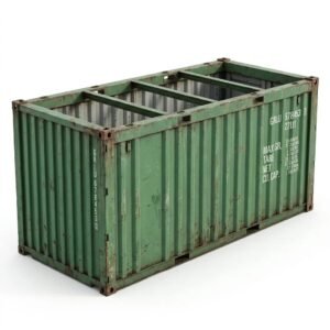 20ft Open Top Container – Used – Green