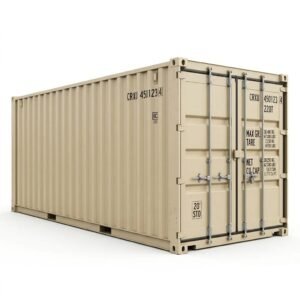 20ft Standard Dry Container – One-Trip – Beige