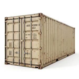 40ft Standard Dry Container – Used Cargo-Worthy – Beige