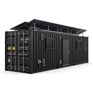 Solar Off-Grid Container – Modified – Black