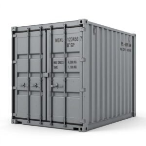 8ft One-Trip Shipping Container – One-Trip – Gray