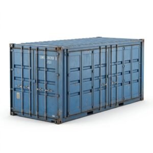 20ft Open Side Full Side Access Container – Used – Blue