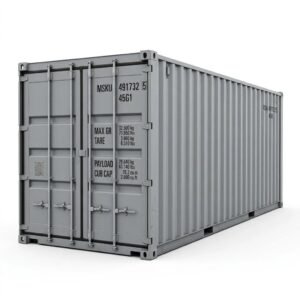 40ft High Cube Container – One-Trip – Gray