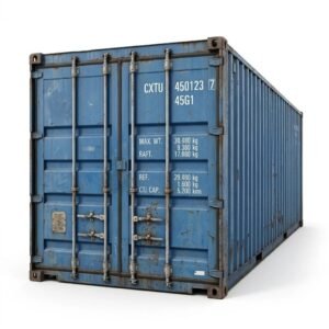 40ft High Cube Standard Container – Used – Blue