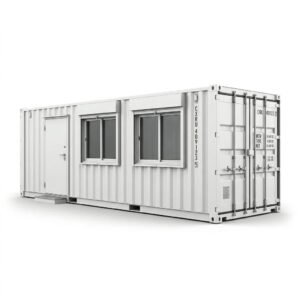 40ft Anti-Vandal Office Container – Converted – White